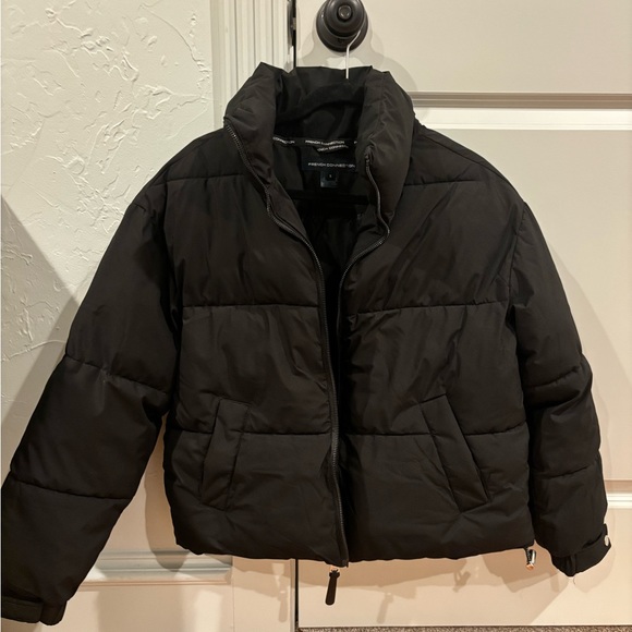 French Connection Jackets & Blazers - French Connection Black Puffer Jacket
